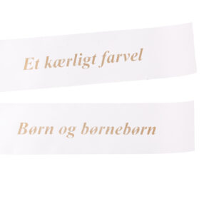 Bånd til din sidste hilsen